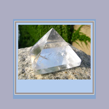 Genuine Clear Quartz Crystal Pyramid  1.42 inches Square  - £35.51 GBP