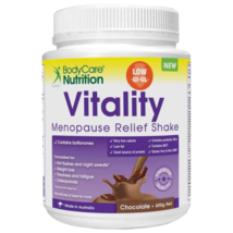 BodyCare Nutrition Vitality Menopause Relief Shake 600g – Chocolate Flavour - $125.95