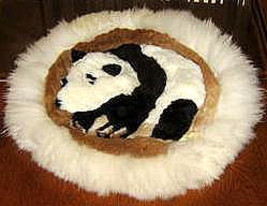 Table runner,Alpaca fur,40 cm (15.6)diameter - $65.00