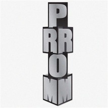 Elegant Nightfall Prom Column - 12&quot; x 3&#39; 9&quot; - Black/Silver - $60.38