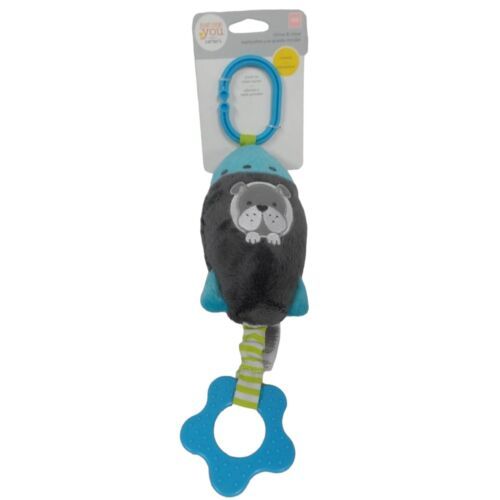 CARTER'S Baby Just One You Rocket Dog Chime & Chew teether hang toy stroller New - £5.44 GBP