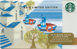 Starbucks 2014 Greek Islands Limited Edition Collectible Gift Card New No Value - £1.59 GBP