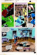 1981 Gene Colan Captain America Annual 5 page 39 Marvel Comics color guide art - £56.58 GBP