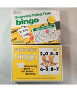 VTG Beginning Telling Time Bingo &amp; Subtraction Bingo Pre-K &amp; K Education... - $9.71 CAD