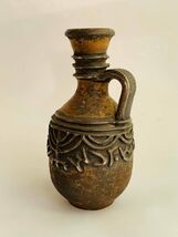 Antique Vintage Handmade Sterling Silver 925 Pottery Mini Pitcher Jug Si... - $998.00