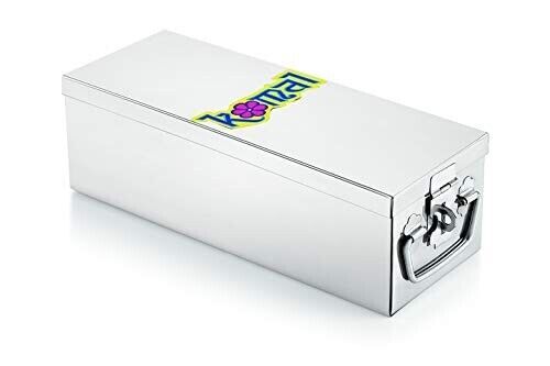 Komal Stainless Steel Big Jewellery Box (Standard, Silver) - $56.09