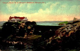 Leighton &amp; Valentine POSTCARD-&quot;BEACON Rock&quot; E.D. Morgan&#39;s Home, Newport, Ri BK62 - £4.15 GBP