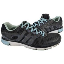 Adidas Running Shoes Womens 9 Nova Cushion Torsion Black Turquoise Trainers - £31.33 GBP