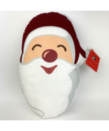 THE MOUNTAIN HOME COLLECTION Santa Smile Decorative Pillow 13&quot; x 20&quot; - €25,18 EUR