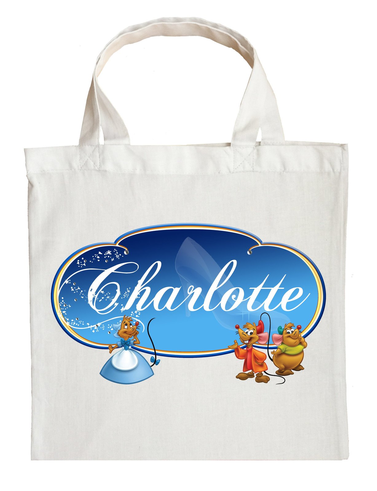 Cinderella Trick or Treat Bag - Personalized Cinderella Halloween Bag