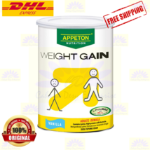 1 X Appeton Weight Gain Powder 900g Vanilla For Adults Increase Weight &amp; Energy - £103.16 GBP