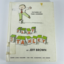 FLAT STANLEY Jeff Brown 1964 Hardcover Harper &amp; Row First Library Editio... - £61.48 GBP