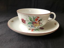 Antigüedad Alemán Nyphenburg Porcelana Taza Y Saucer. Marcada + Números - £119.01 GBP