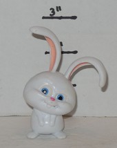 The Secret Life of Pets Snowball Bunny Rabbit PVC Figure Cake Topper - $9.65