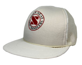 Vintage Seven Seas Ship Chandlers Dubai UAE Mesh Back Snapback Trucker Hat Cap - £15.26 GBP