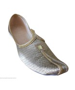 Men Shoes Traditional Handmade Sherwani Mojari Loafers Golden Jutties US... - £43.82 GBP