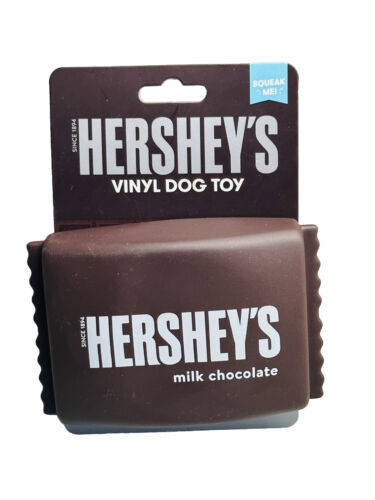 Primary image for Hershey’s Milk Chocolate Sqeak Me Vinyl Dog Toy 5x4inches
