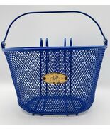 Nantucket Bike Basket Company Surfside Child Mesh Wire Basket Royal Blue... - $24.30