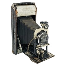 Antique Seneca Chief No. 2 Camera Folding Bellows Vico Lens Wood Frame Rare - $142.47