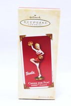 VINTAGE 2001 Hallmark Keepsake Christmas Ornament Cheer For Fun Barbie - £17.92 GBP