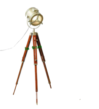Nautical Spotlight Theater Studio Floor Lamp With Tripod Searchlight Lam... - $191.67