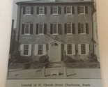 Vintage Heyward Washington House Brochure Charleston South Carolina BRO6 - £6.99 GBP