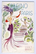 Casino De Paris Program Paris France 1953 Unclothed Pictures - $74.44