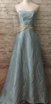 Jim Hjelm Satin Taffeta Dress Empire Strapless Prom Wedding Formal NEW S... - £39.16 GBP