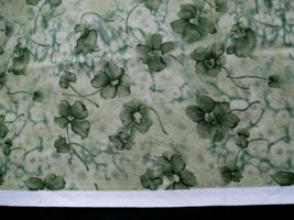 Fabric NEW Dark Olive Flowers on Celadon Green Fat Quarter Quilt Craft $3.50 - £2.75 GBP