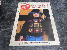 Granny&#39;s Girls Sweaters Leisure Arts Leaflet 2906 - £7.85 GBP