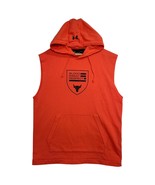 Under Armour Project Rock Hoodie Mens Large Sleeveless Blood Sweat Respe... - $38.60