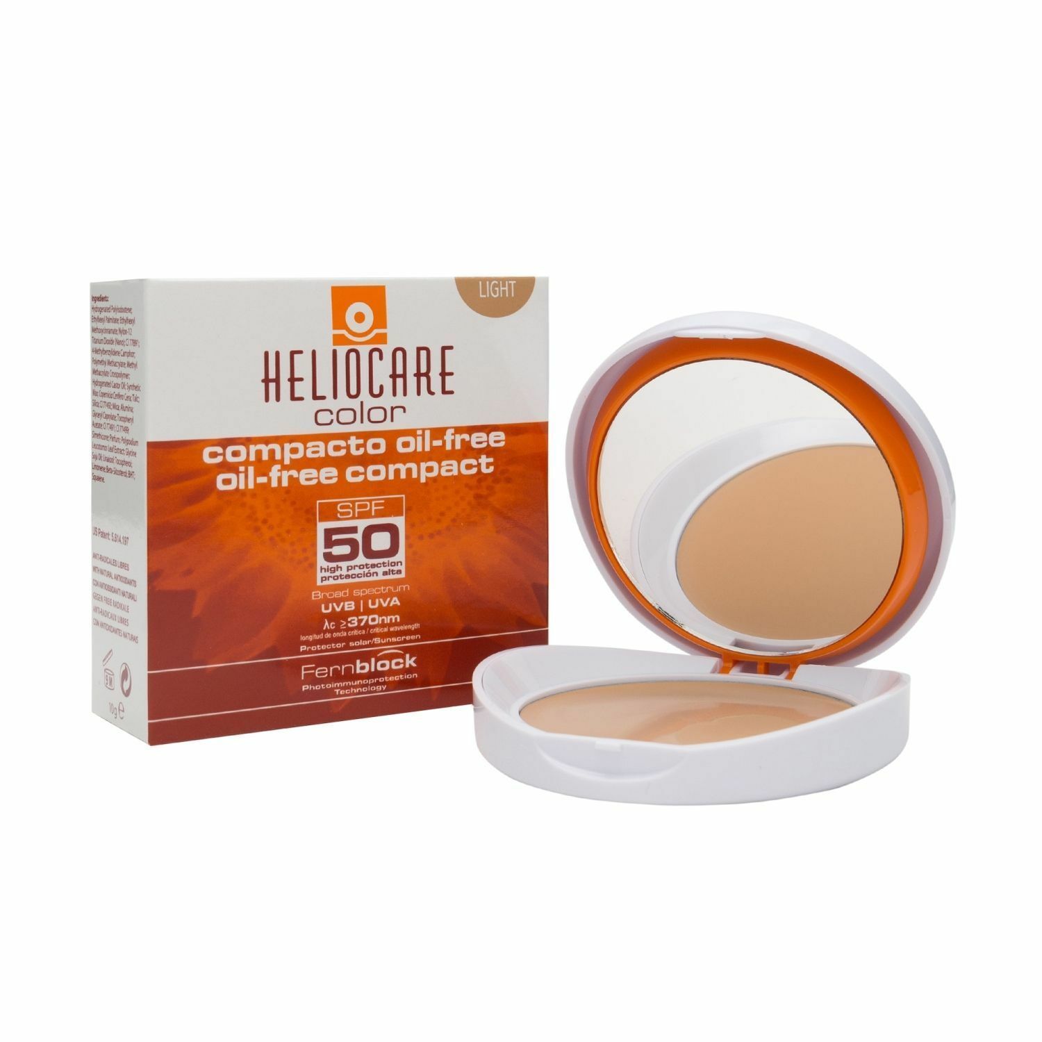 Heliocare Color Oil-Free Compact Light SPF 50~10g~Premium Quality~Beauty Results - $48.99