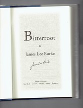 Billy Bob Holland: Bitterroot by James Lee Burke (2001, Hardcover) Signed - £37.39 GBP