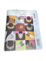 McCall&#39;s MP347 Necklaces, Bracelets and Pins UNCUT Sewing Pattern M6048 - £7.78 GBP