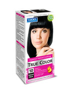 Lucky Super Soft True Color 10 Natural Black Permanent Hair Color Cream - $20.50 CAD