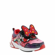 Minnie Mouse Toddler Girls Light-up Athletic Sneaker, Size 12 (LOC TUB G SHOE-1) - £23.06 GBP