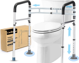 FSA/HSA Eligible Toilet Safety Rail - Adjustable Detachable Medical Toil... - £87.07 GBP