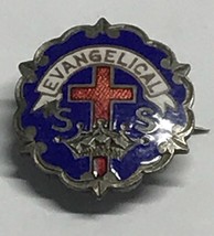 Vintage Evangelical Pin with Crown Cross Little&#39;s System - £19.63 GBP