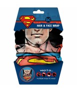 Superman 19871 DC Comics Hair Wrap Neck Gaiter Face Mask Bandanna Spoont... - $21.71 CAD