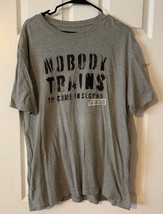 NIKE &quot;Nobody Trains To Come In Second&quot; T-SHIRT Men&#39;s Size LARGE - £11.20 GBP