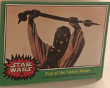 Vintage Star Wars Trading Card Green 1977 #261 Fury Of The Tusken Raider - £2.72 GBP