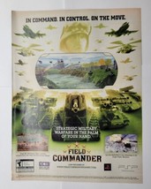 Field Commander Sony Strategic Military Warfare In the Palm of Your Hand PSP Ad - £9.51 GBP