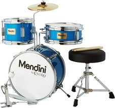 Mendini By Cecilio Kids Drum Set - Junior Kit w/ 4 Drums (Bass, Tom, Snare, - £106.30 GBP