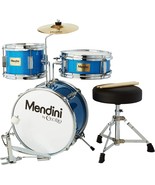 Mendini By Cecilio Kids Drum Set - Junior Kit w/ 4 Drums (Bass, Tom, Snare, - £86.55 GBP