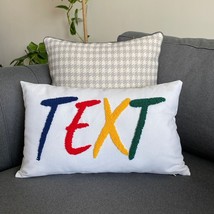Customize Punch needle pillow cover, Nursry pillow, decorative pillow - £18.44 GBP
