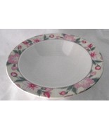 Arita Chintz Serving Dish Bowl Pink Green Floral New Traditions Japan China - $22.72