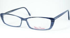 Paloma Picasso Par Metzler 8235 138 Rayé Bleu /Noir / Transparent Lunettes 54mm - £57.29 GBP