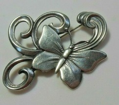 Elias 1990 USA Fine Pewter Butterfly Brooch No.P324-  SN-925 - £15.51 GBP