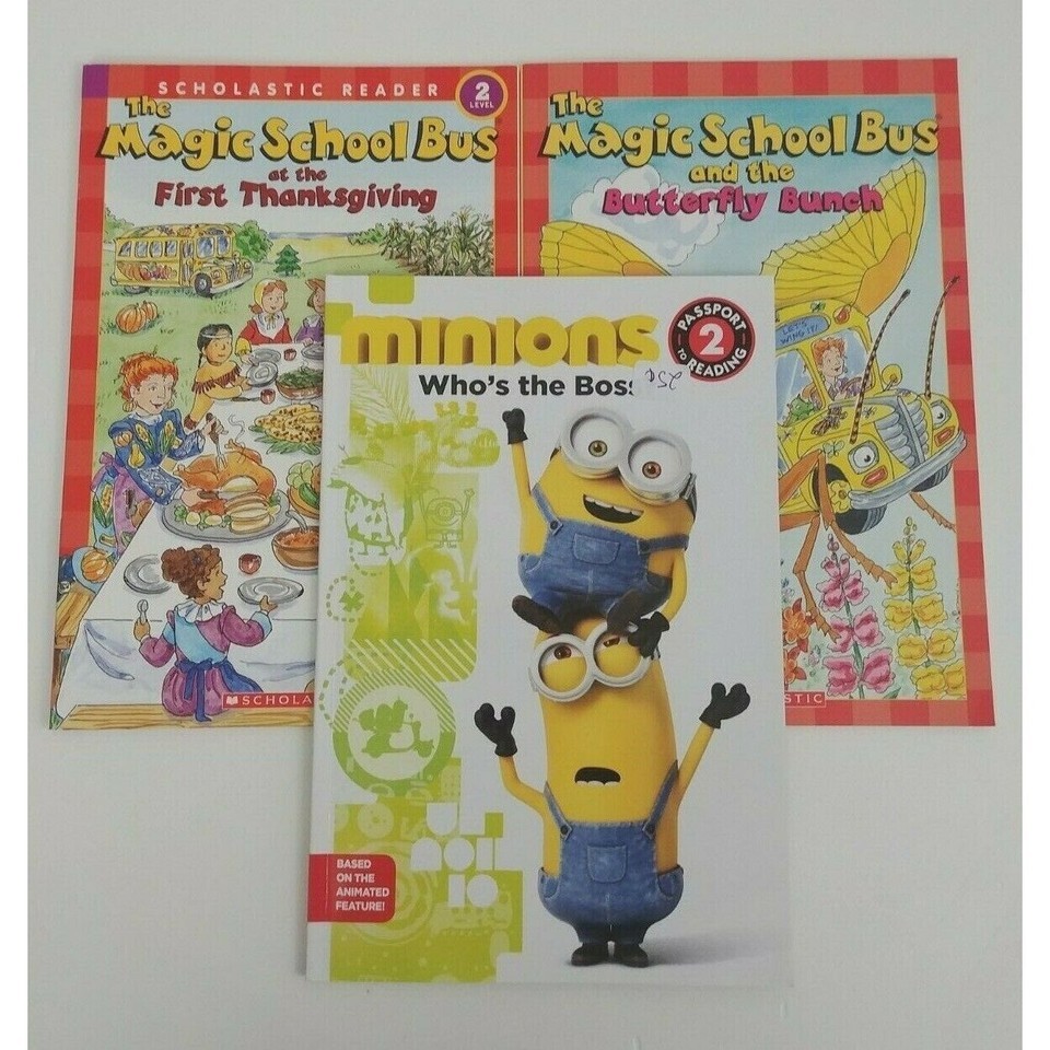 Lot of 3 Learning To Read Books 2 Scholastic Readers &amp; 1 Passport To Rea... - $10.88
