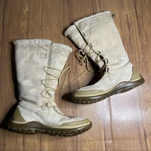 CAT  Caterpillar Polartec Suede Tall Lace Up Boots Size 10W - $46.74